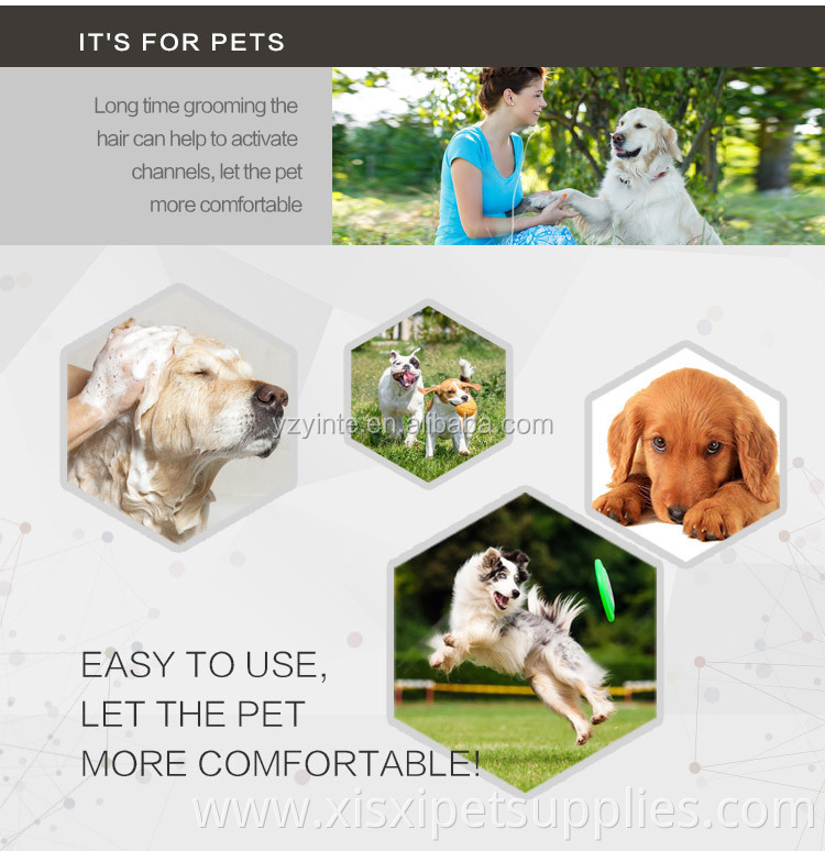 Factory Wholesale Wooden Handle Pet Flea Comb Pet Dog Lice Comb